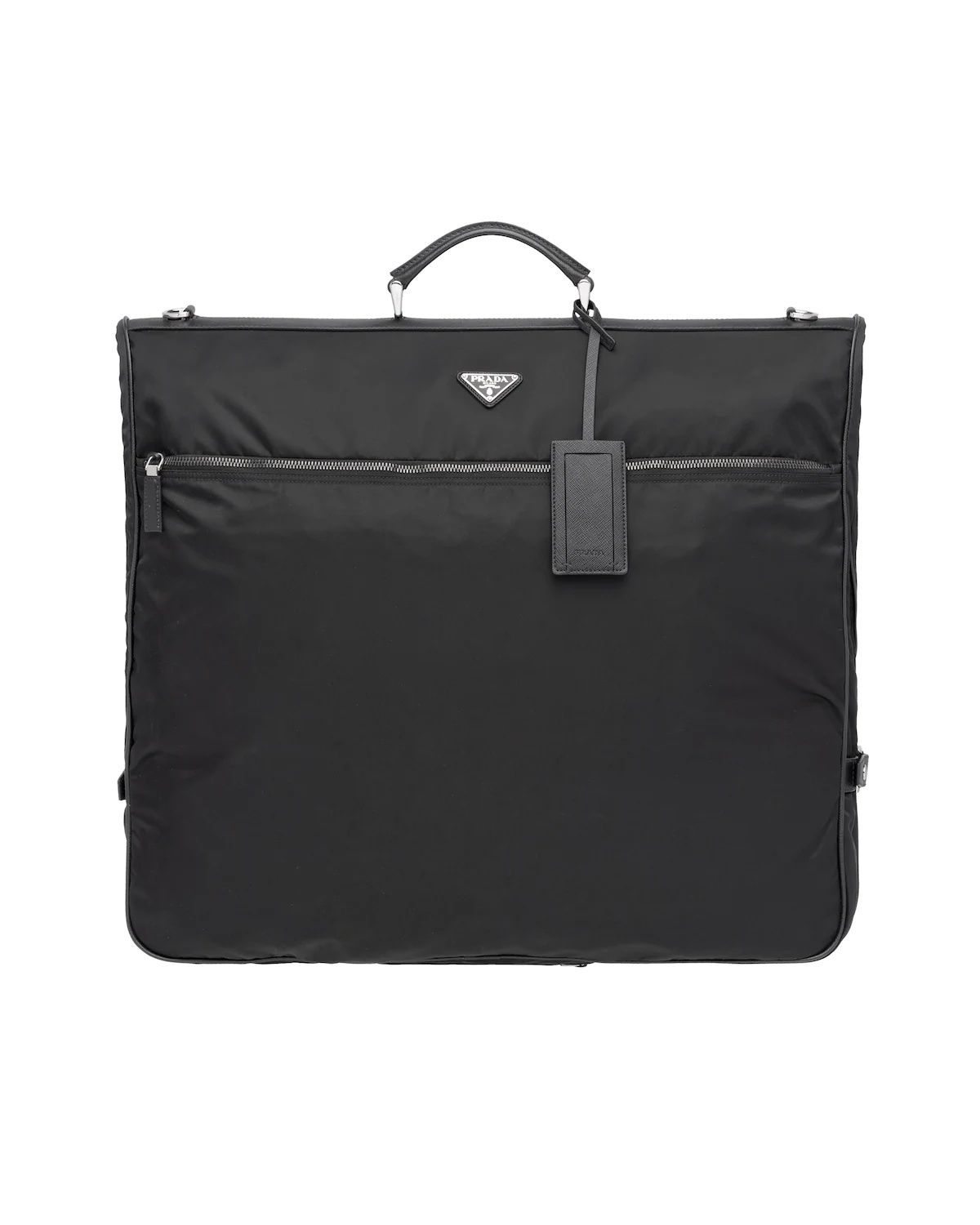 Saffiano leather and nylon garment bag - 1