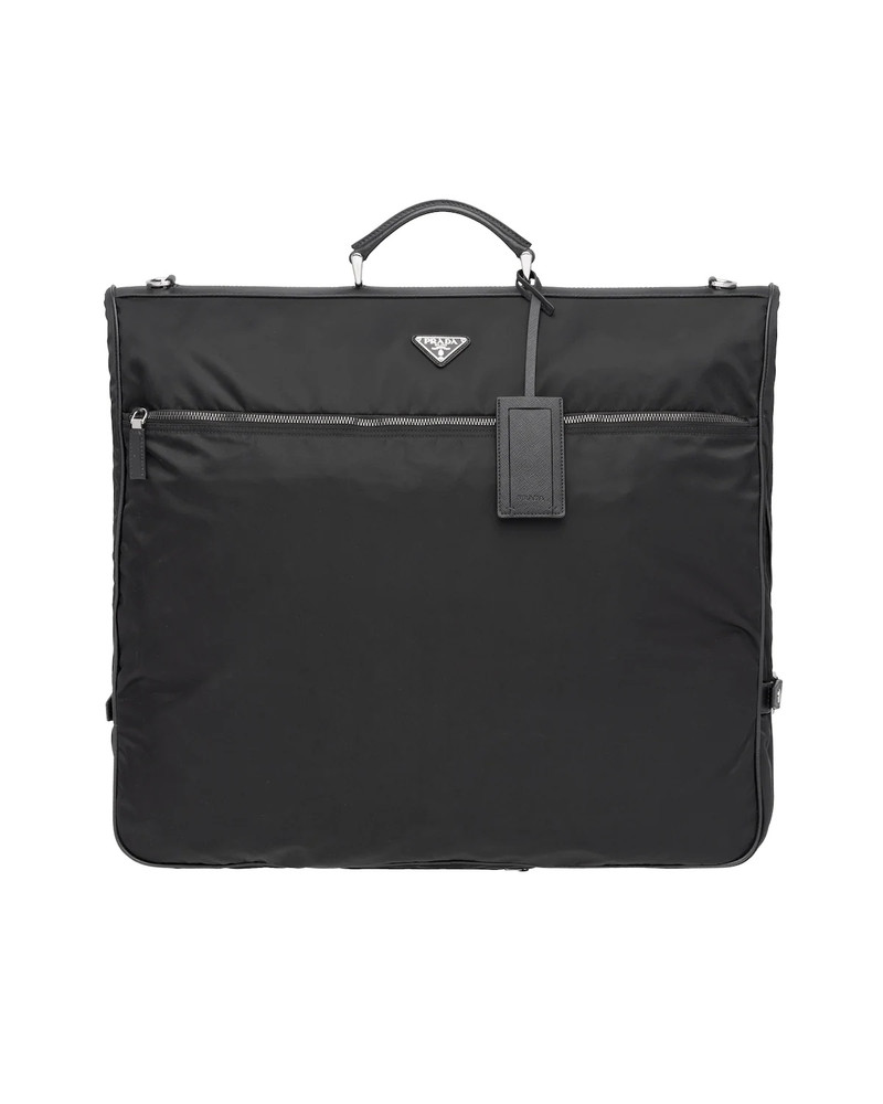 Saffiano leather and nylon garment bag 1
