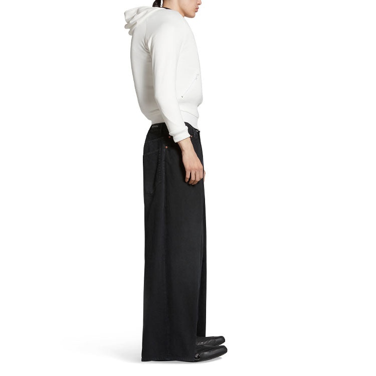 Balenciaga Double Side Pants 'Black' 767983TNW111672 - 6