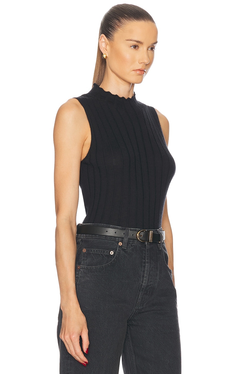 Rib Mockneck Shell - 2
