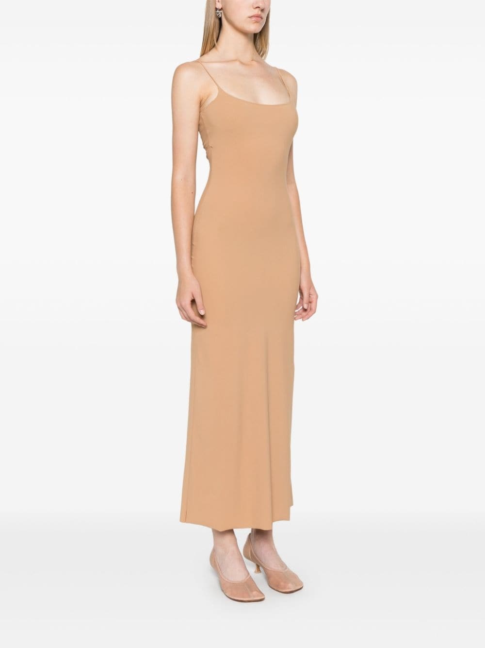 numbers-motif maxi dress - 3