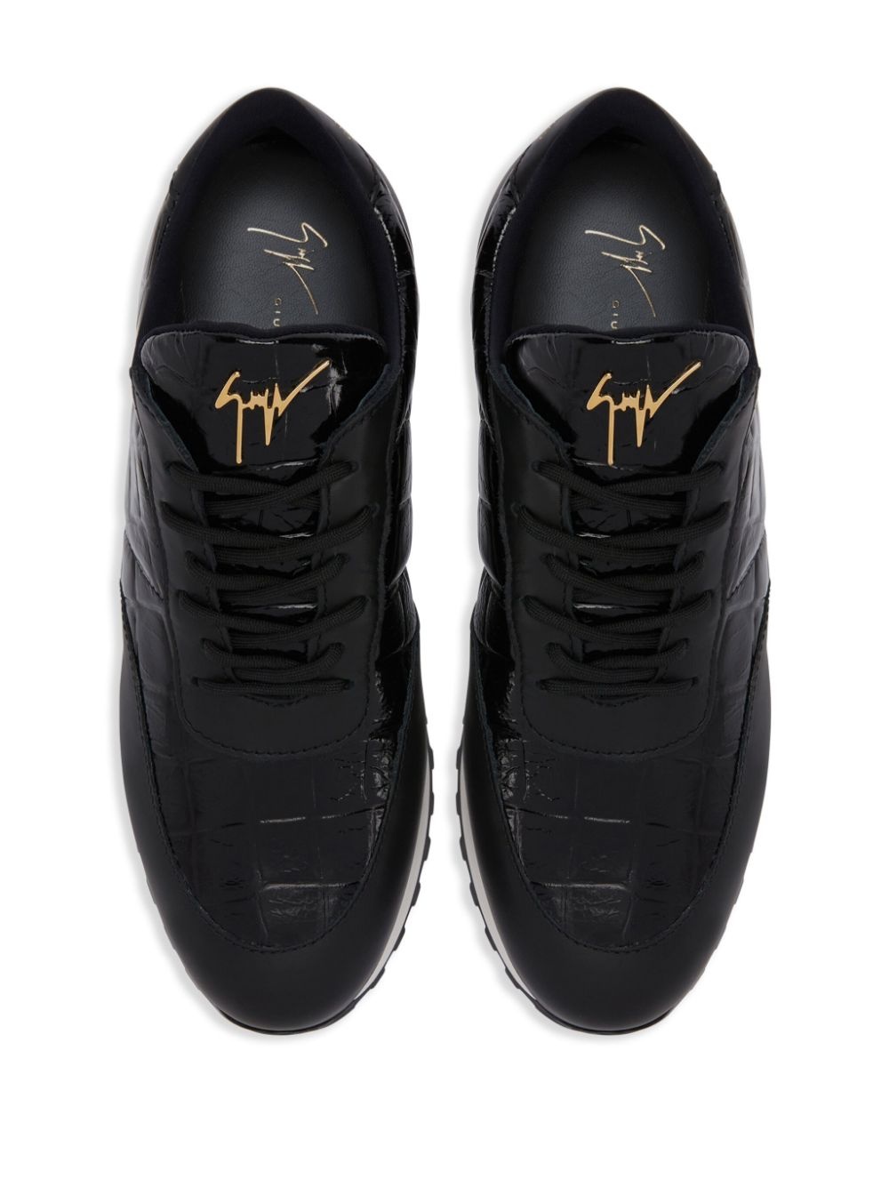 Jimi Running low-top leather sneakers - 4