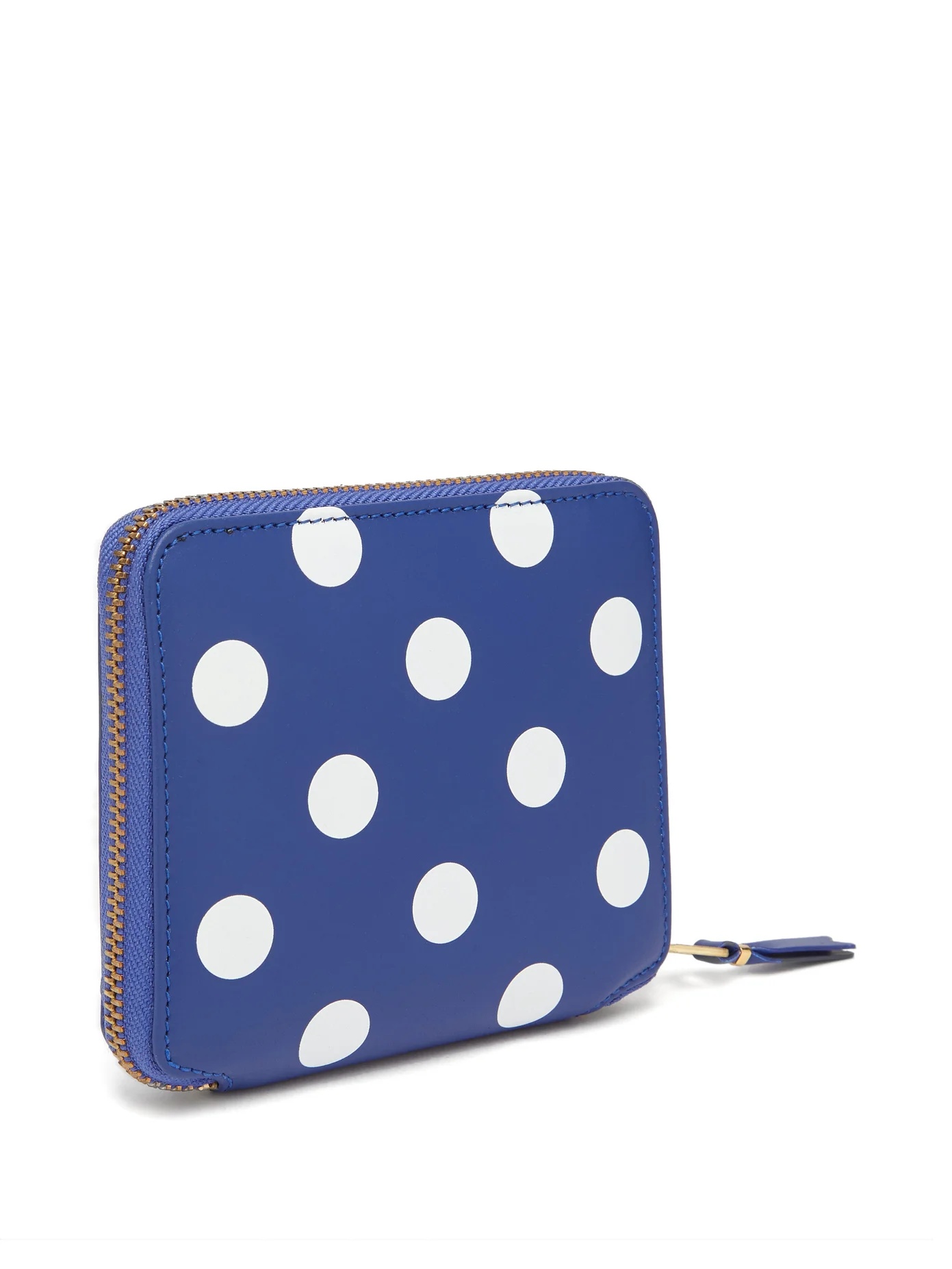 Polka-dot leather bi-fold wallet - 3