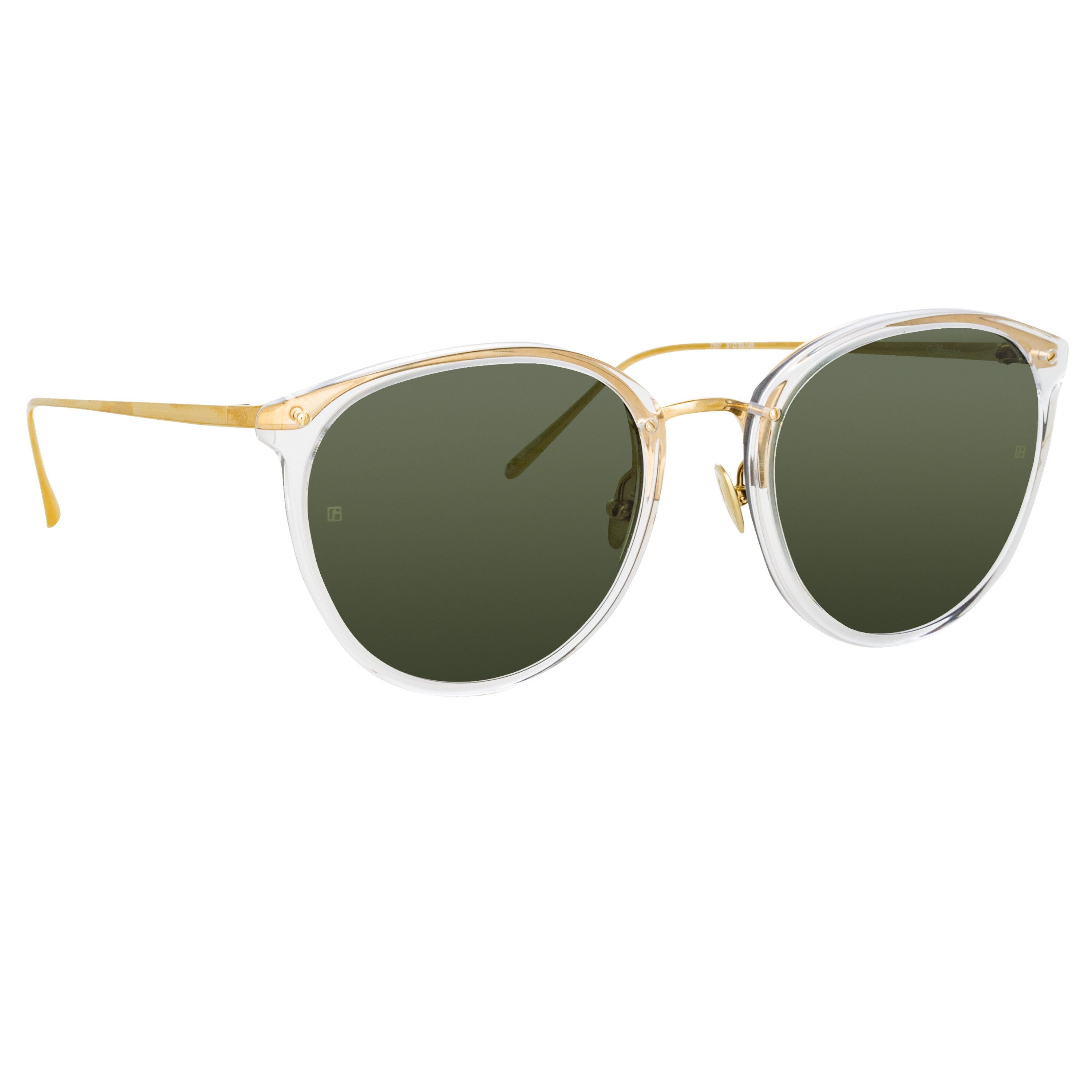 THE CALTHORPE |  OVAL SUNGLASSES IN CLEAR FRAME(C76) - 4