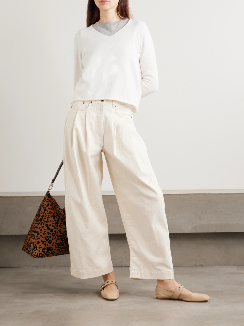 Allude Cotton And Cashmere-blend Sweater outlook