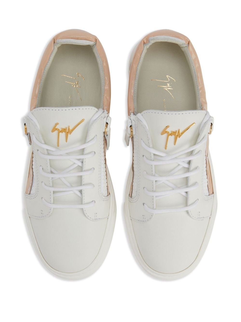 Nicki leather low-top sneakers - 4