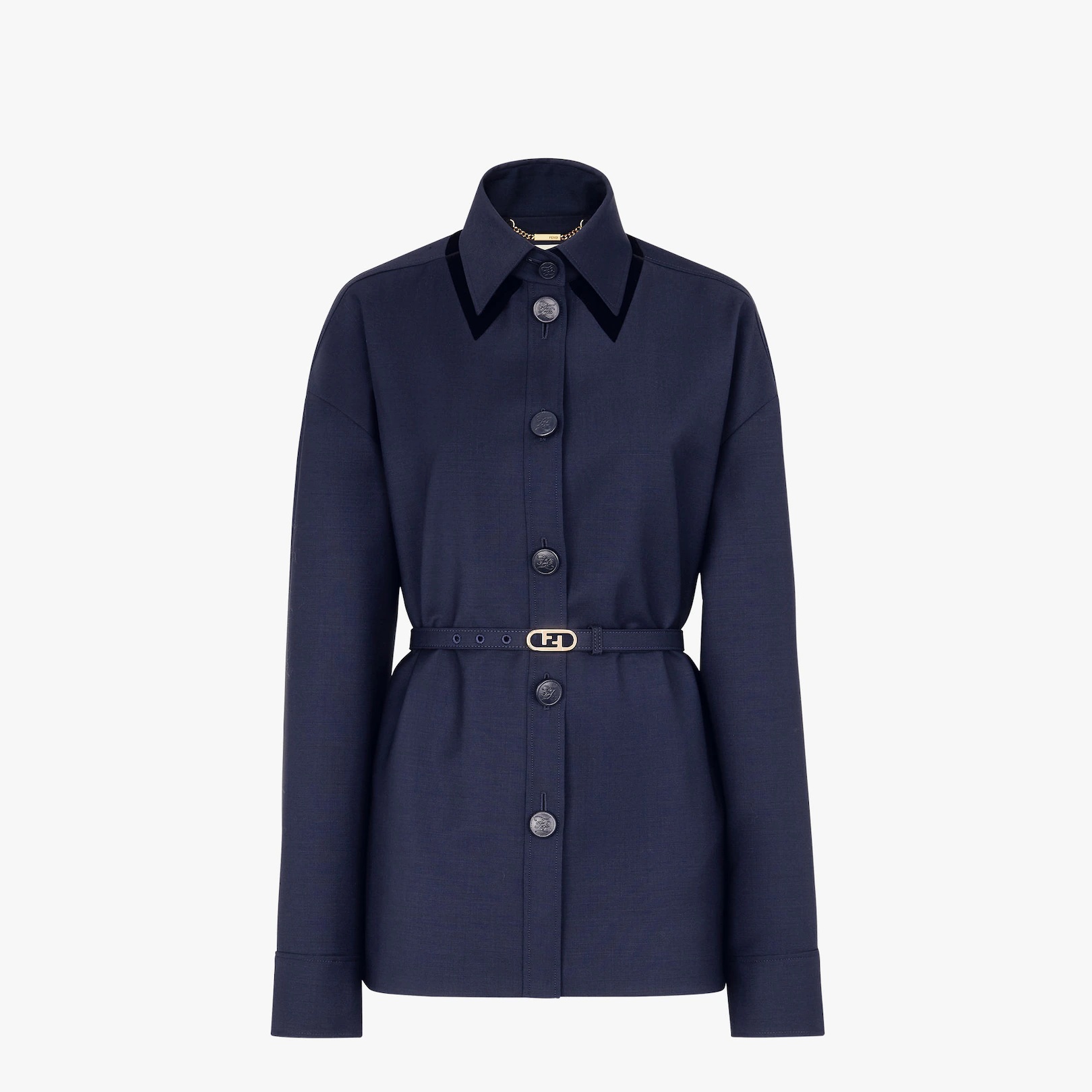 Blue mohair Go-To Jacket - 1