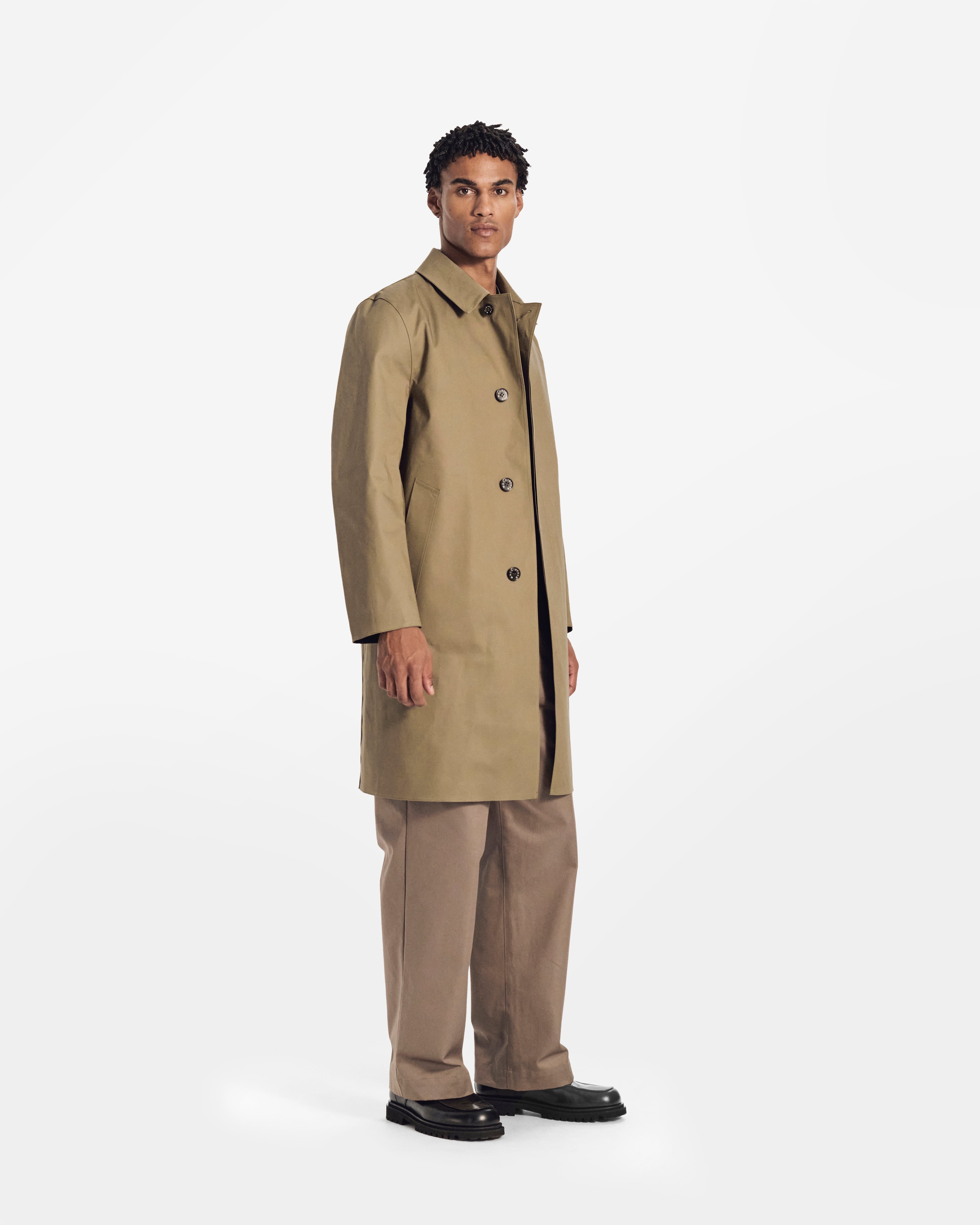 Dunkeld Rubberised 3/4 Length Coat - 4