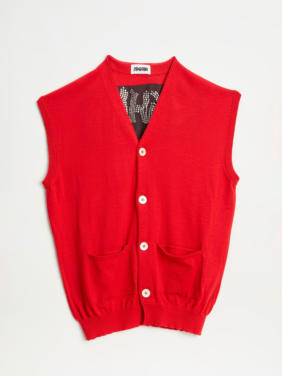 Magliano | Bad Grampa Vest Poppy Red - 1