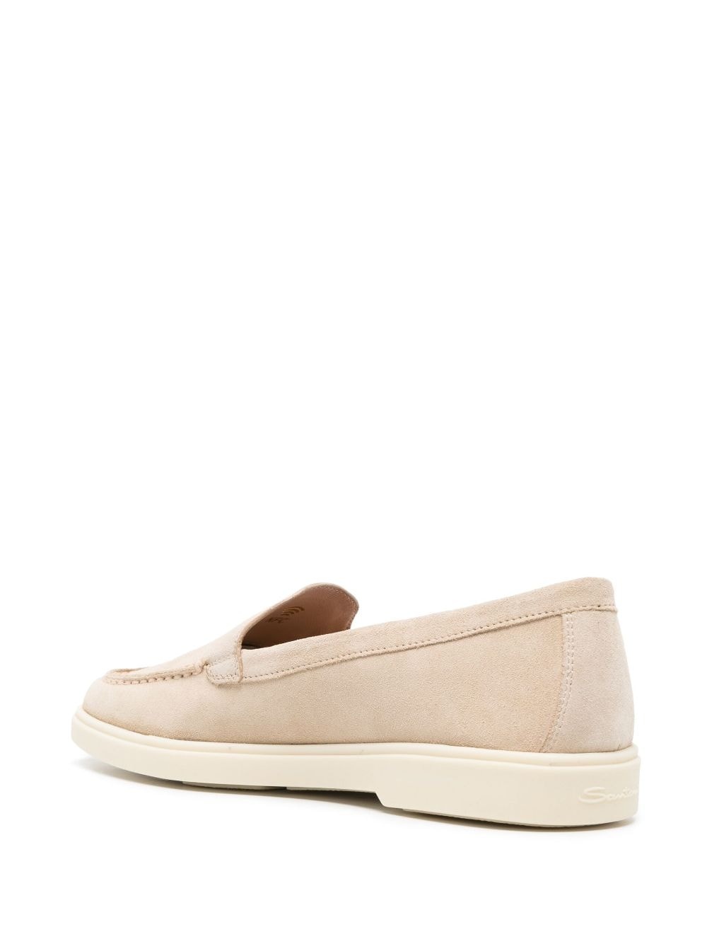 suede round-toe loafers - 3