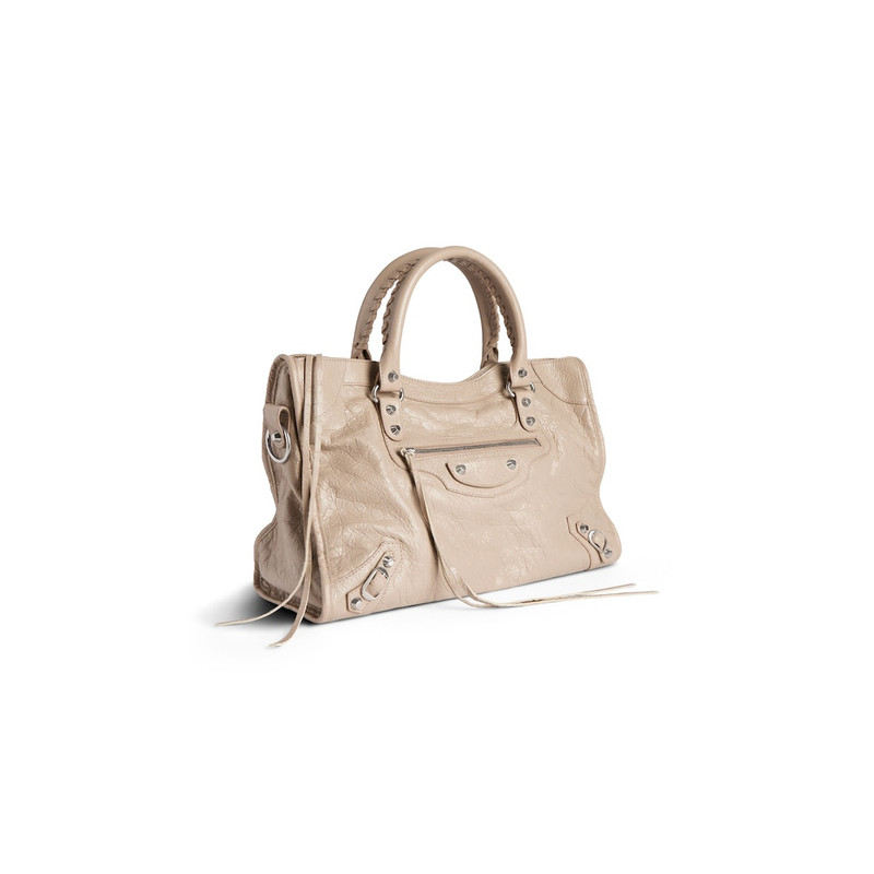 BALENCIAGA Women's Le City Medium Bag  in Beige outlook