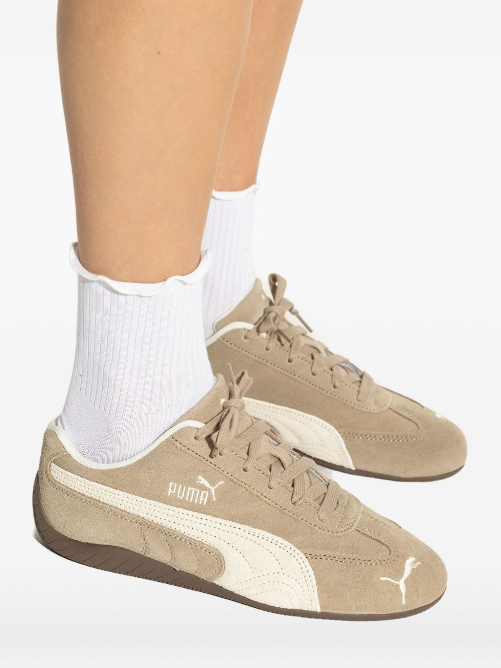 suede leather trainers - 5