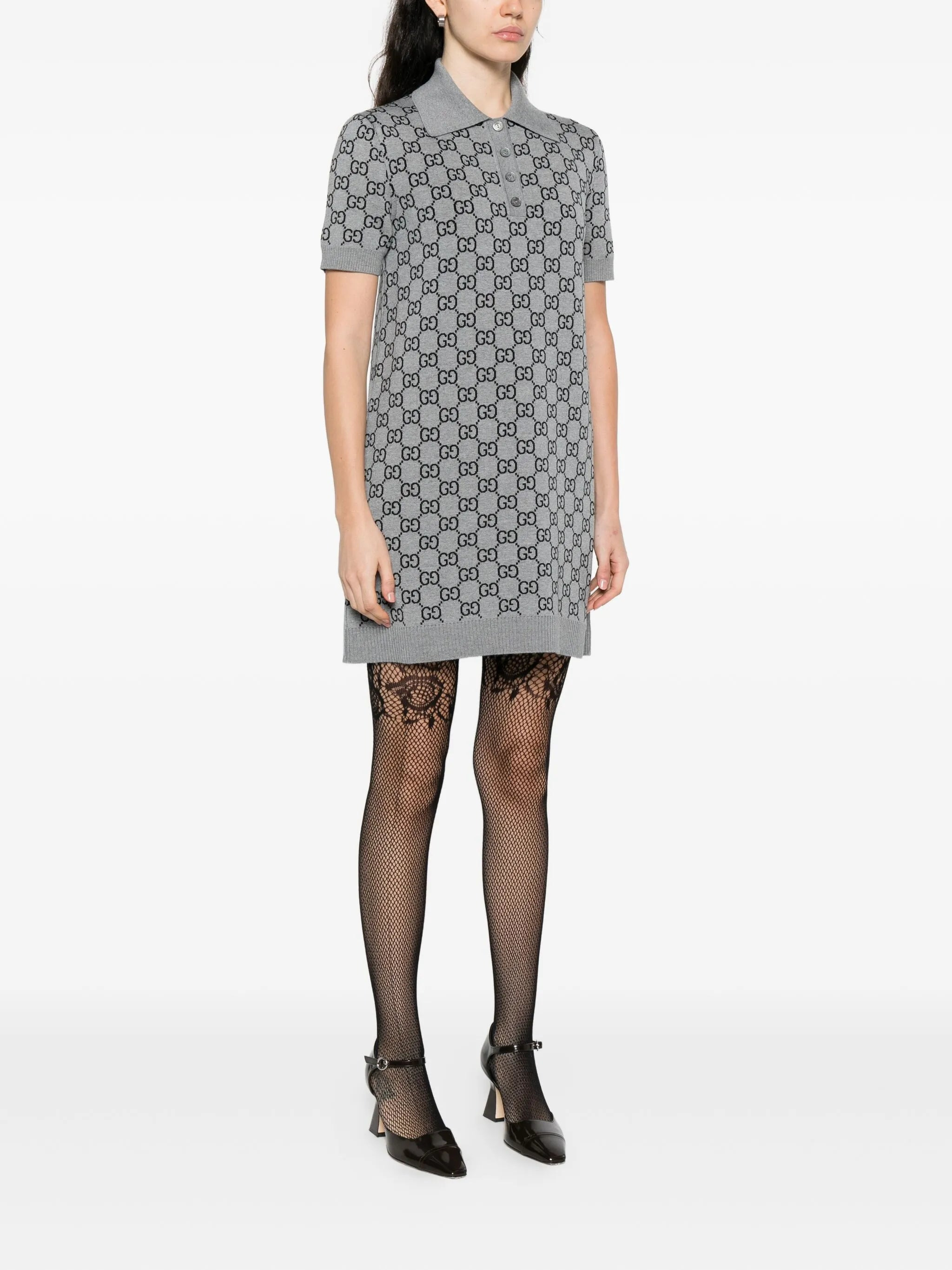 Gucci GG-pattern Mini Dress - 4