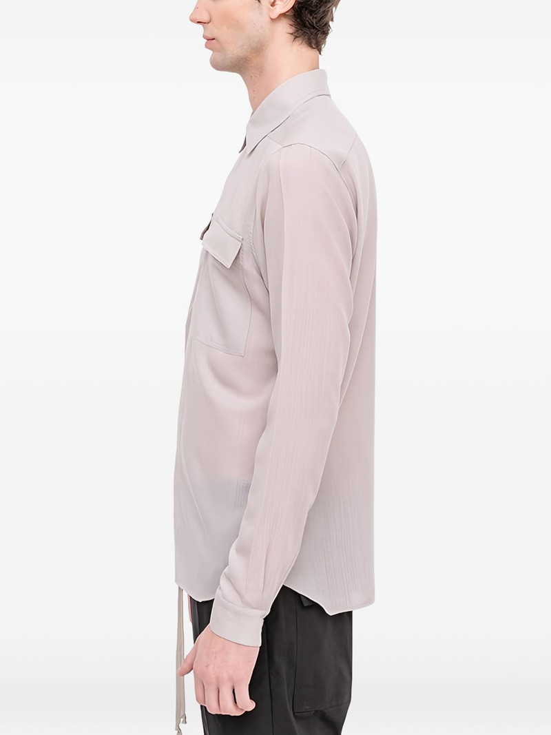 Rick Owens chest-pocket shirt outlook