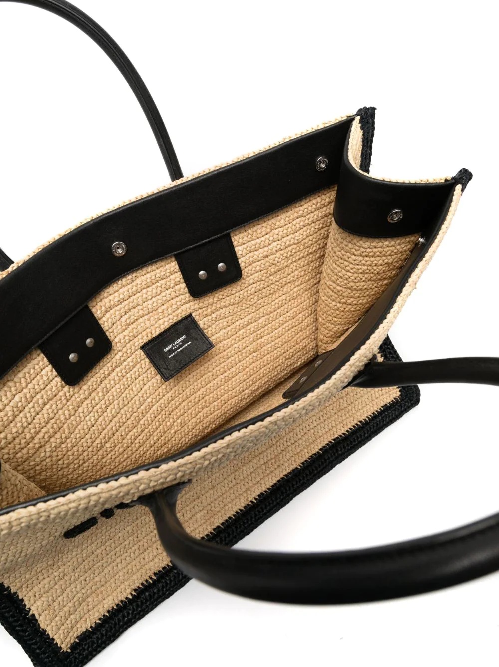 Rive Gauche raffia tote bag - 6