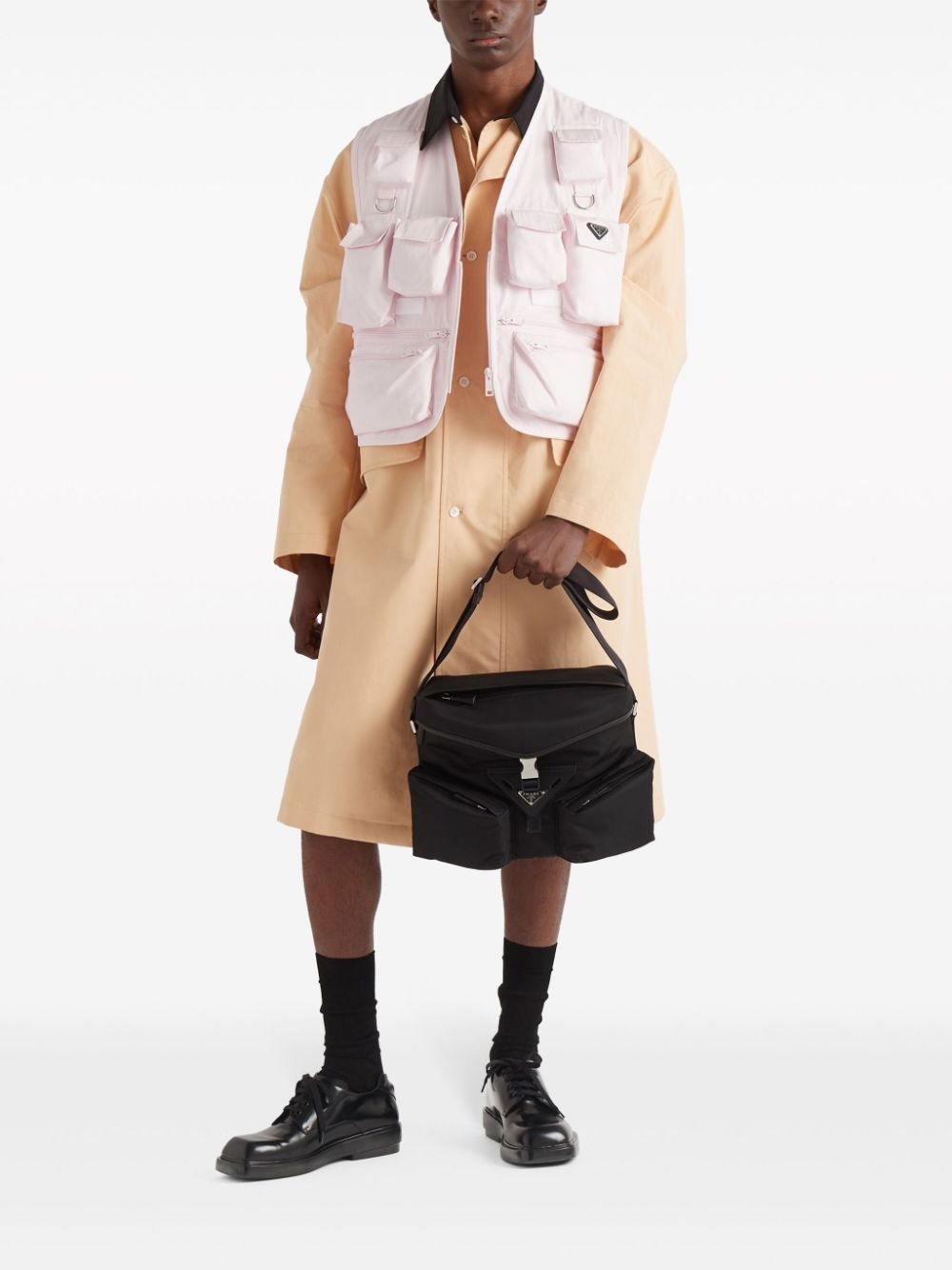 triangle-logo travel bag - 2
