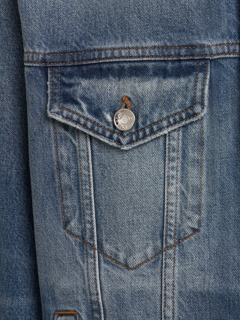 Cotton denim jacket - 4