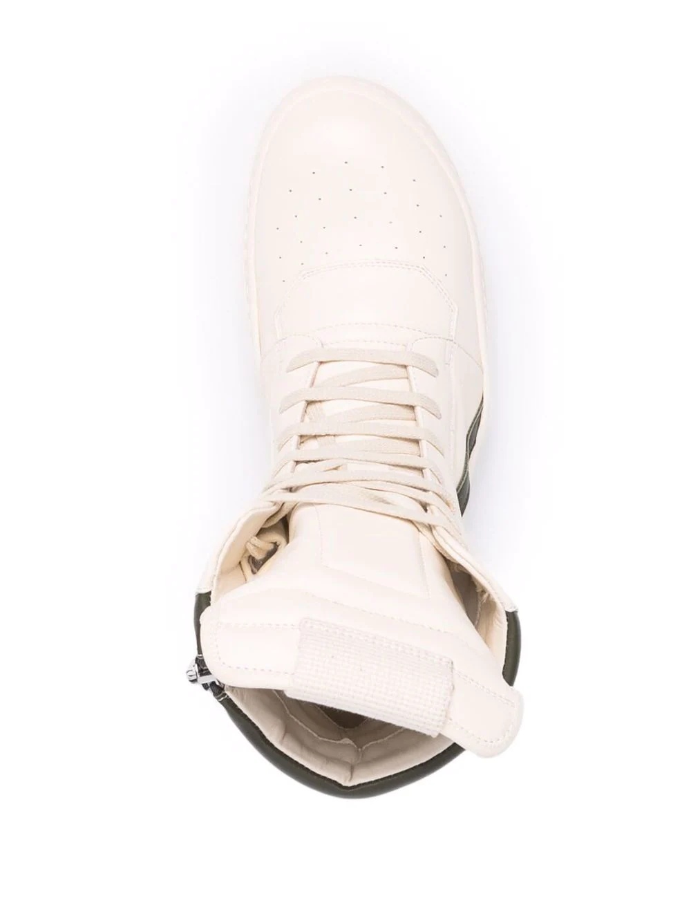 panelled high-top sneakers - 4