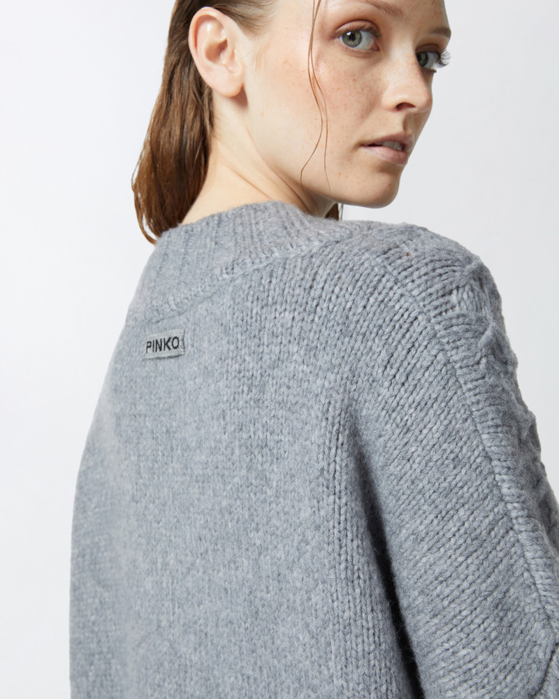 LONG MAXI PULLOVER IN LIGHTWEIGHT YARN WITH OPENWORK 5