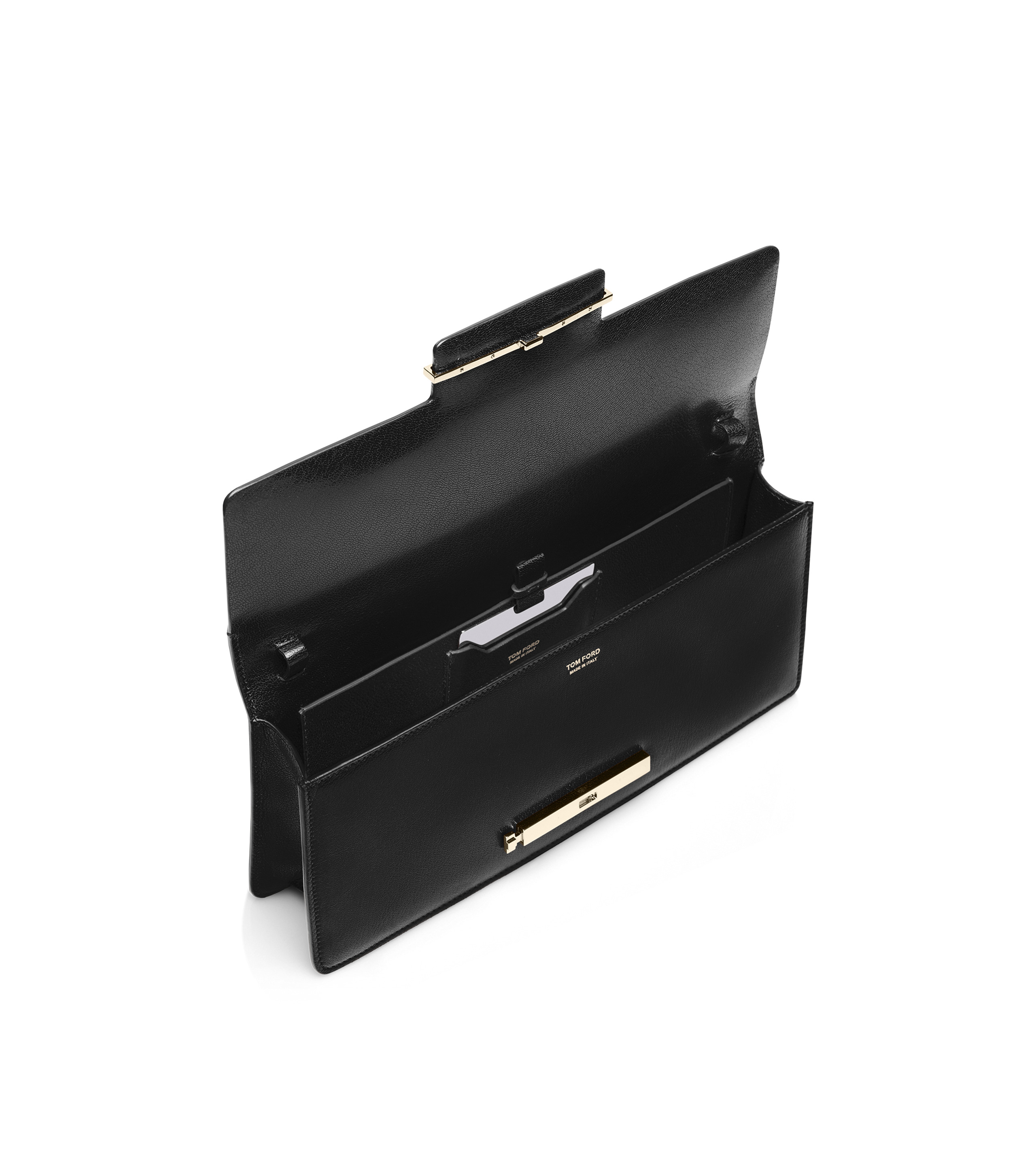 SUPPLE GRAIN LEATHER AUBE E/W SHOULDER BAG - 4