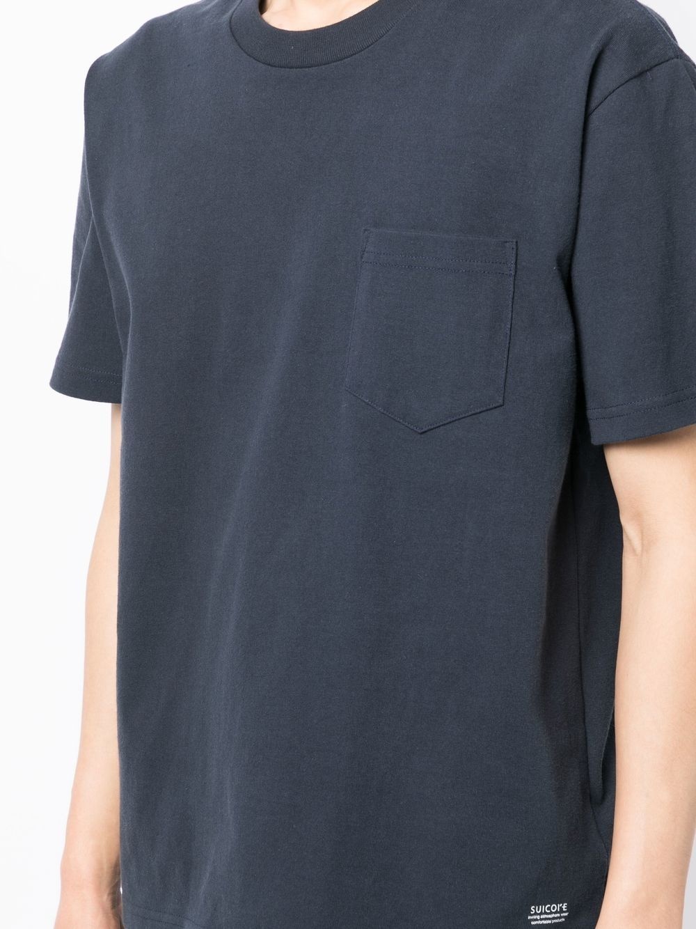 Pocket-detail cotton T-shirt - 6