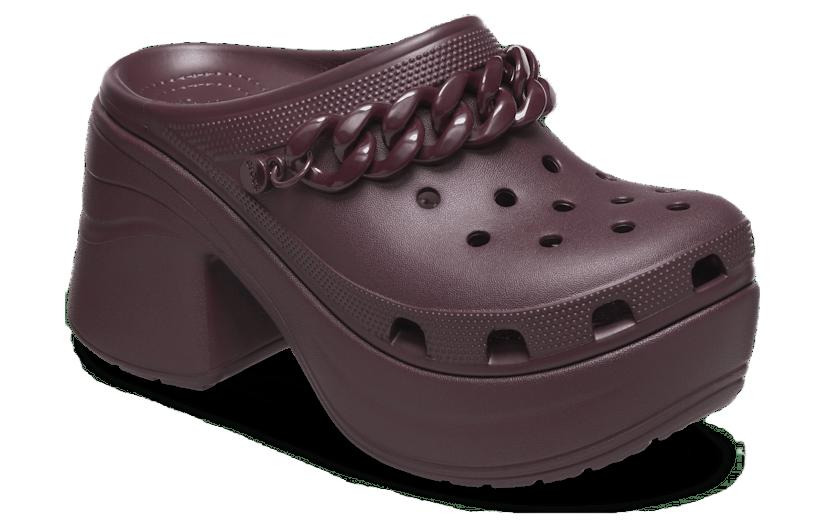 (WMNS) Crocs Siren Chain Clog 'Dark Cherry' 209018-6WD - 4