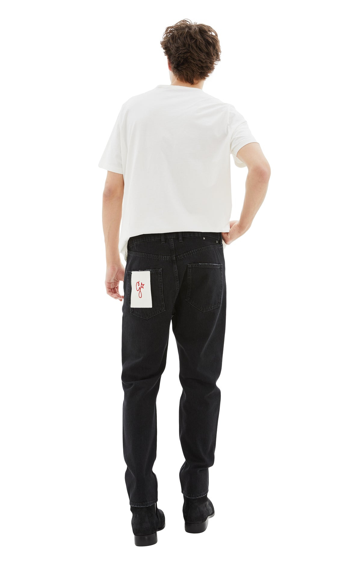 HAPPY ONE WASHED DENIM (BLACK) - 4