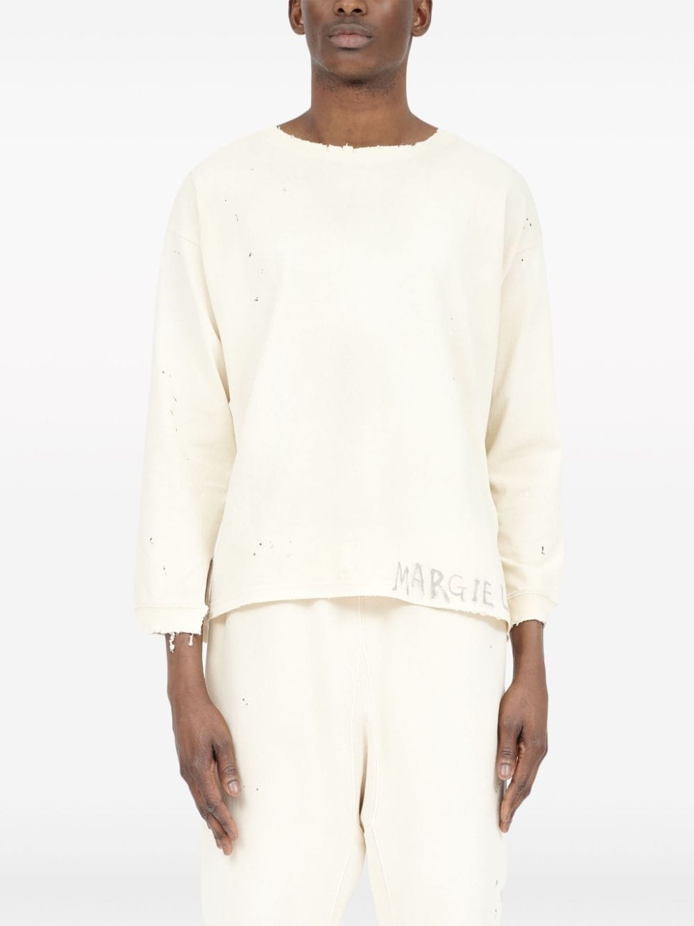 Handwritten cotton sweatshirt - 2