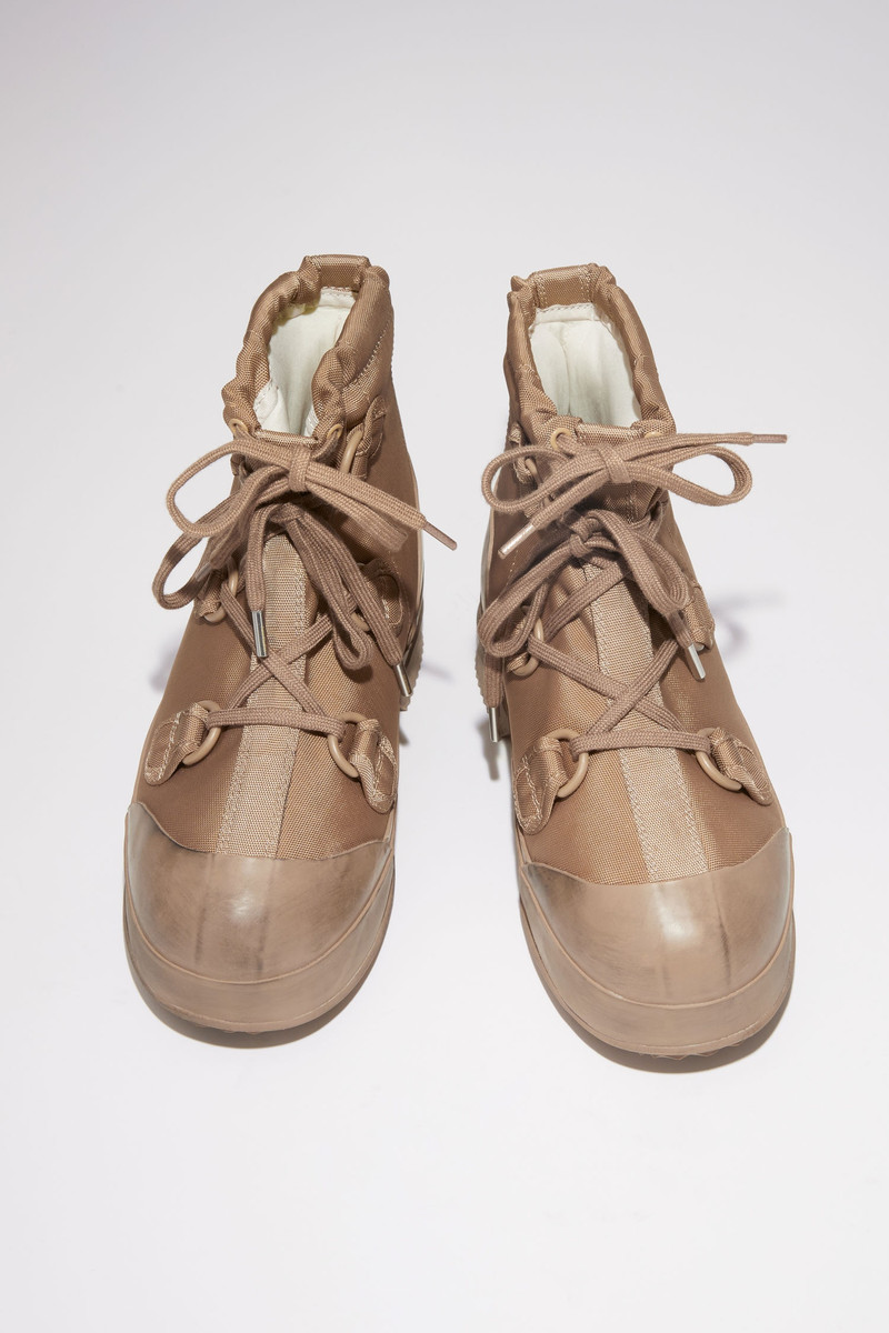 LOGO ANKLE BOOTS - Camel brown 2