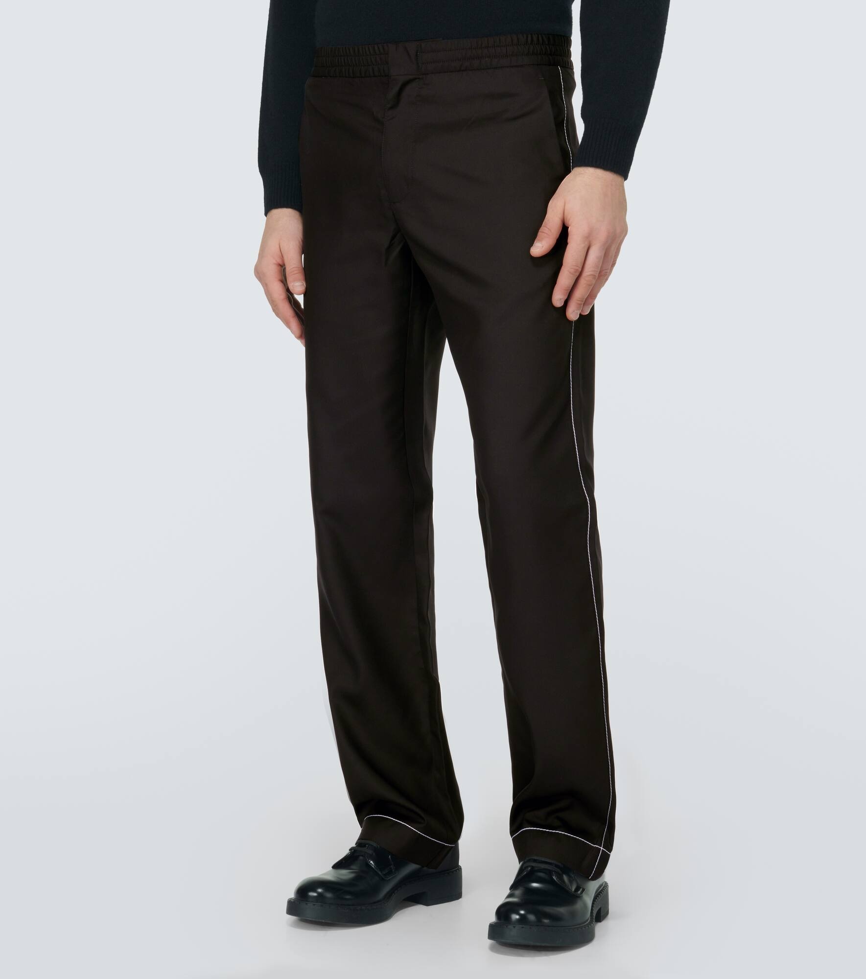 Silk straight pants - 3