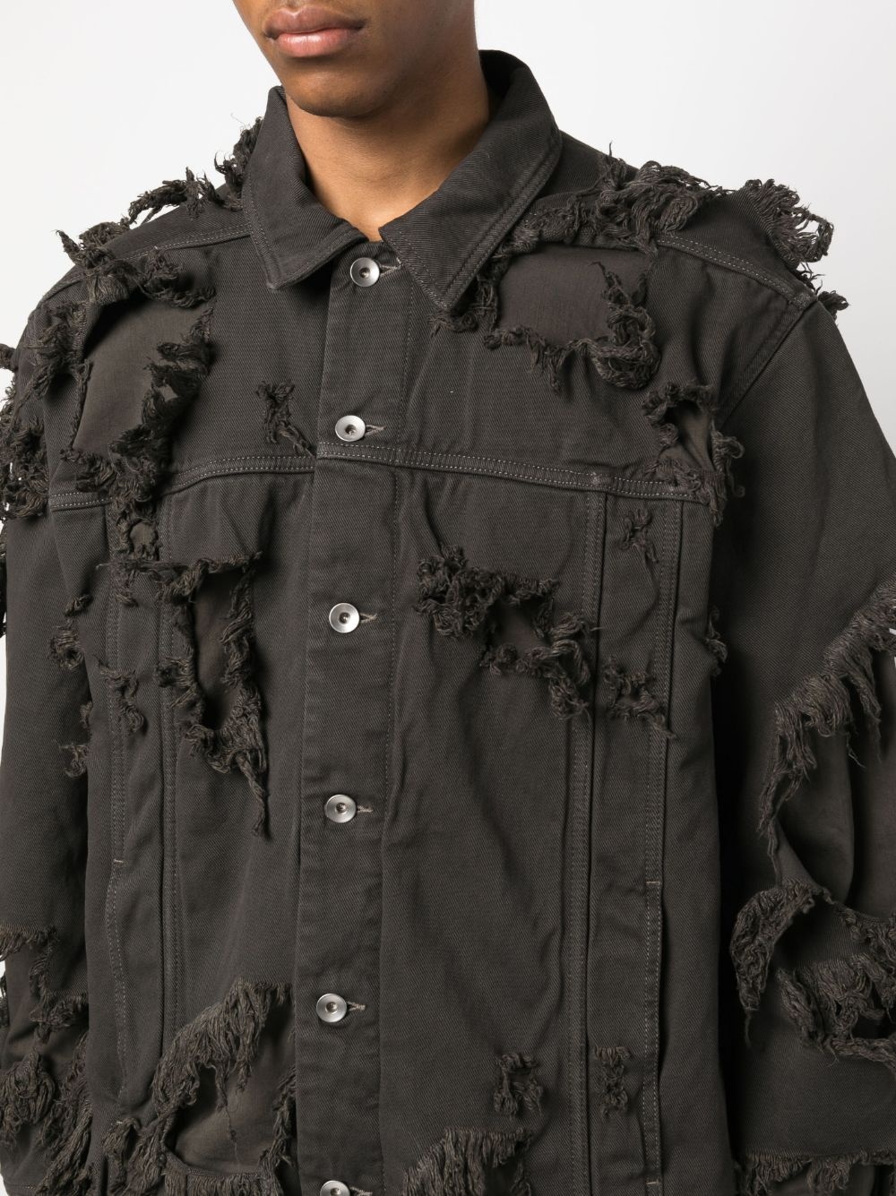 layered detailed jacket - 5