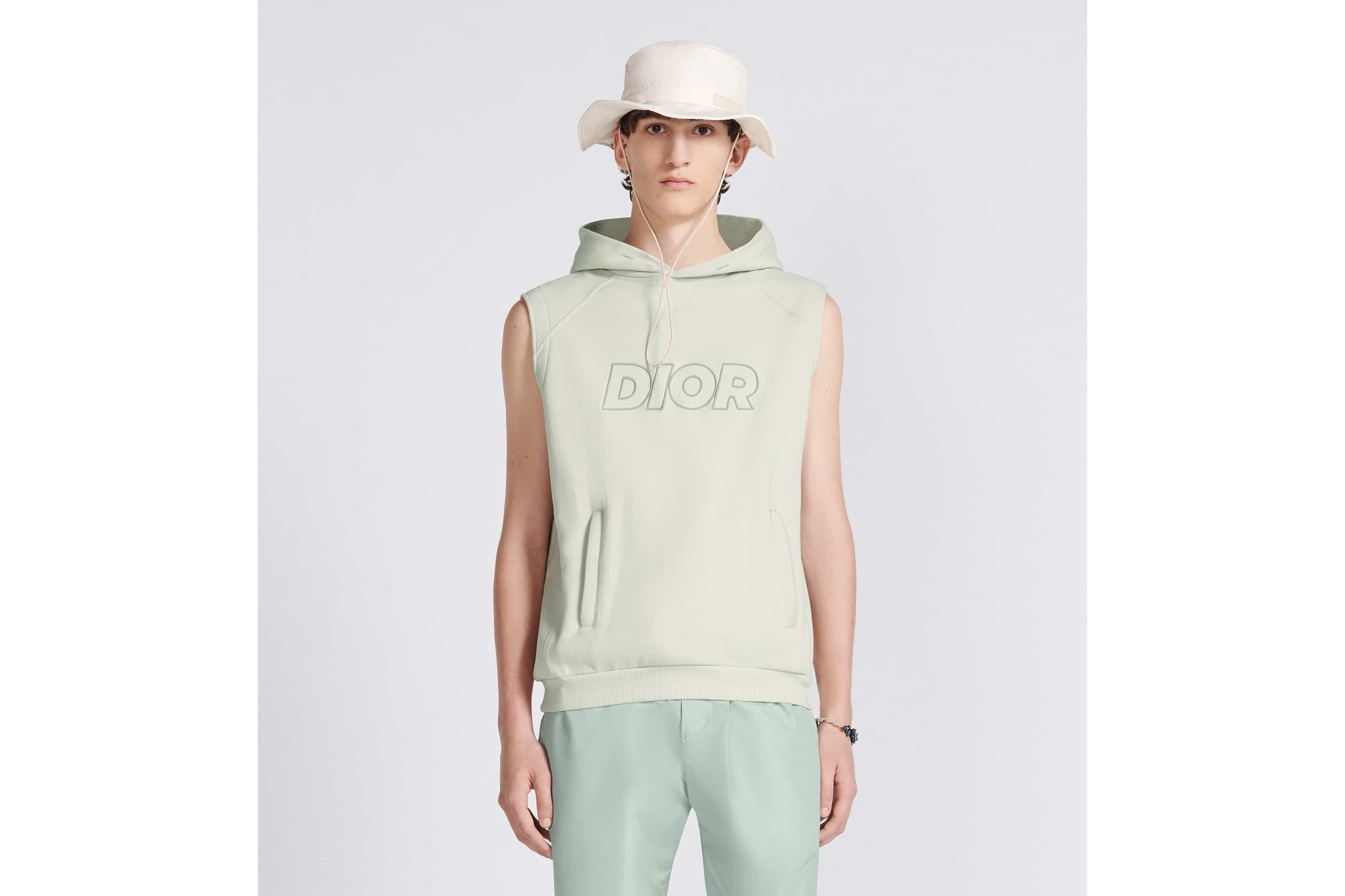 Oversized Sleeveless Hooded Sweatshirt - 4