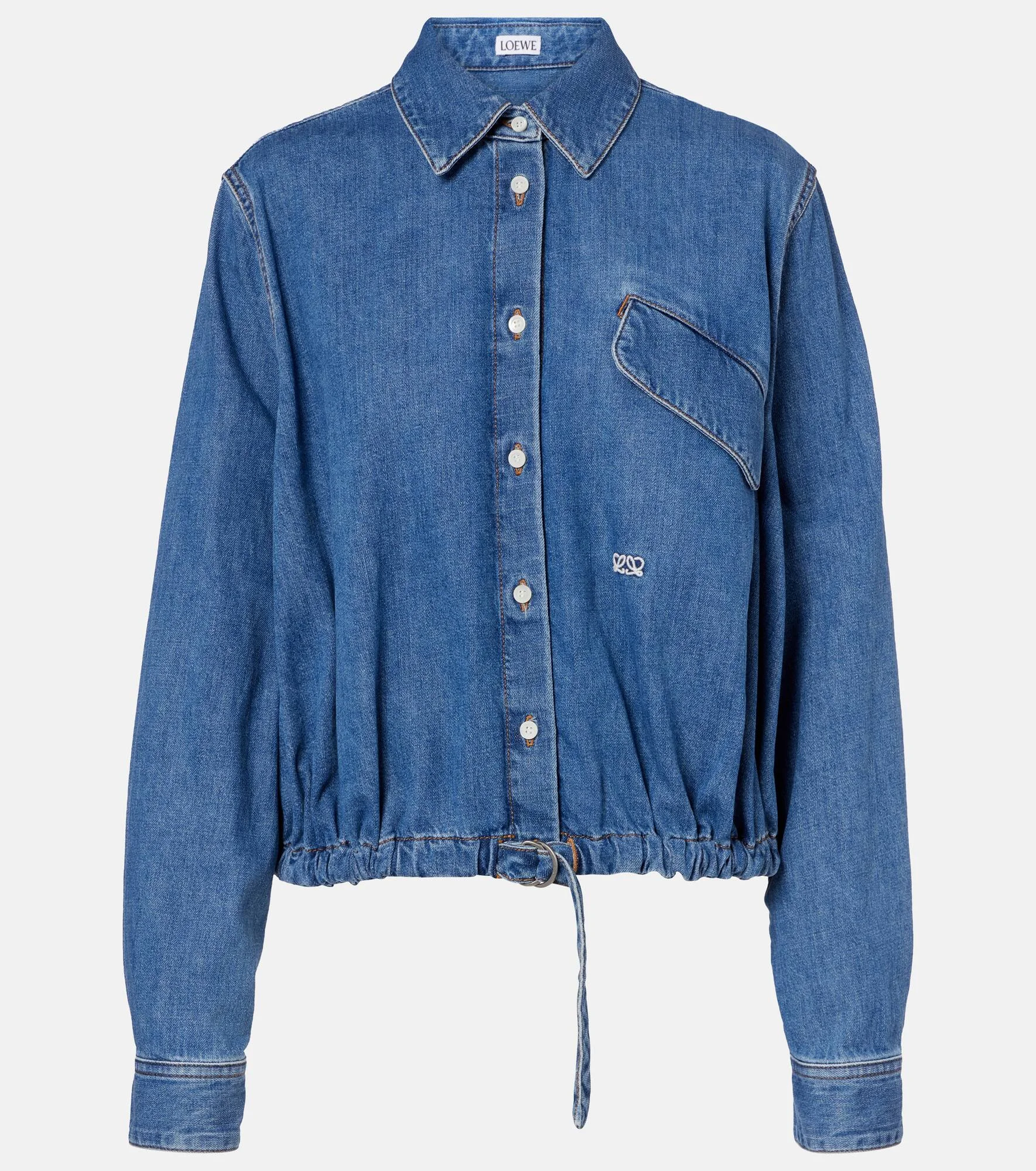 Double L denim shirt - 1