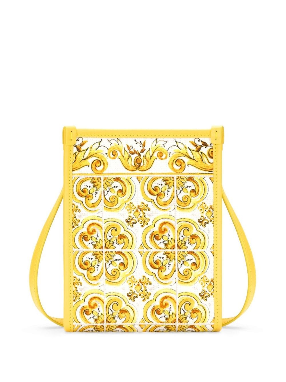 Majolica-print cross body bag - 2