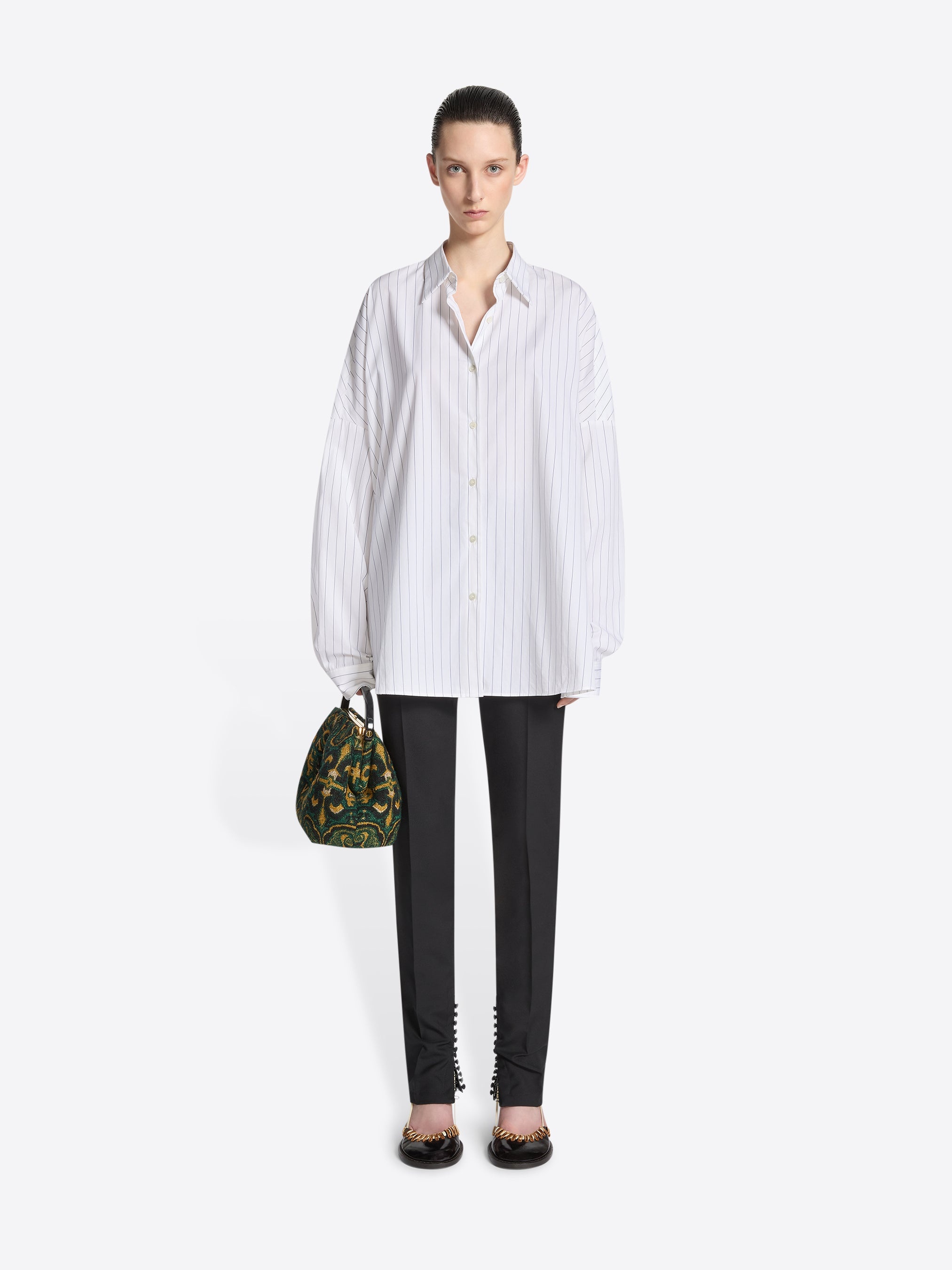 COTTON COCOON SHIRT - 2