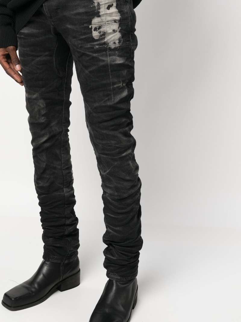 distressed skinny jeans - 5