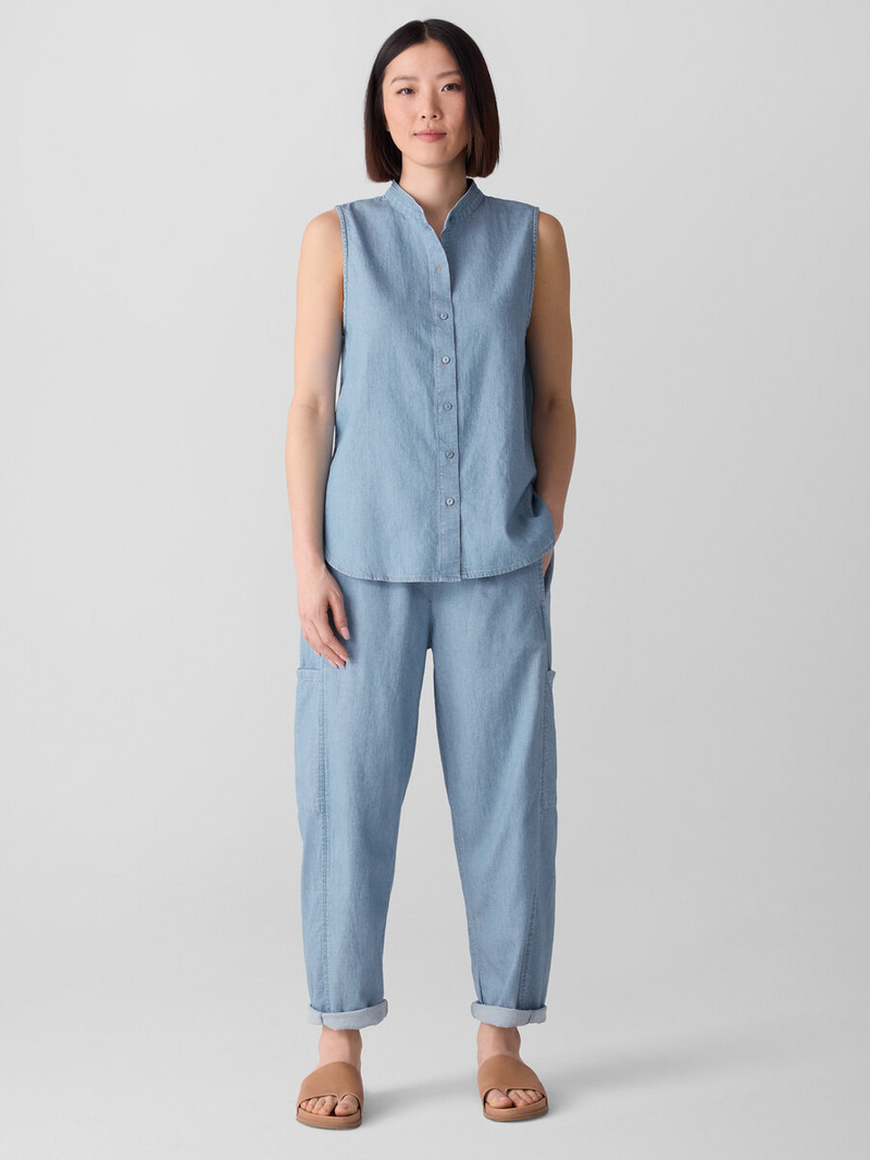 Airy Organic Cotton Twill Cargo Pant 7