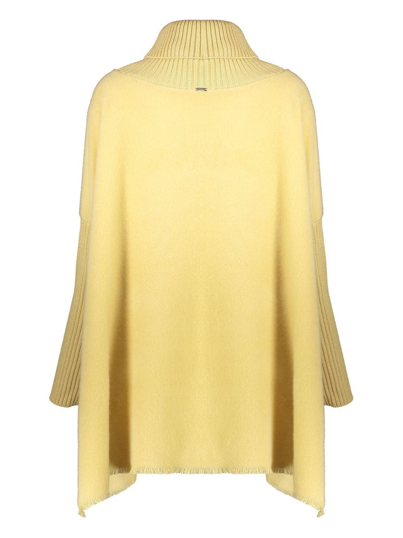 Herno high-collar asymmetrical shirt outlook