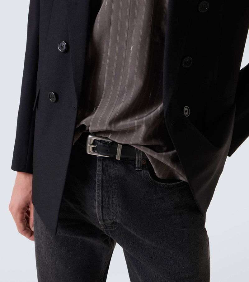 SAINT LAURENT Leather belt outlook
