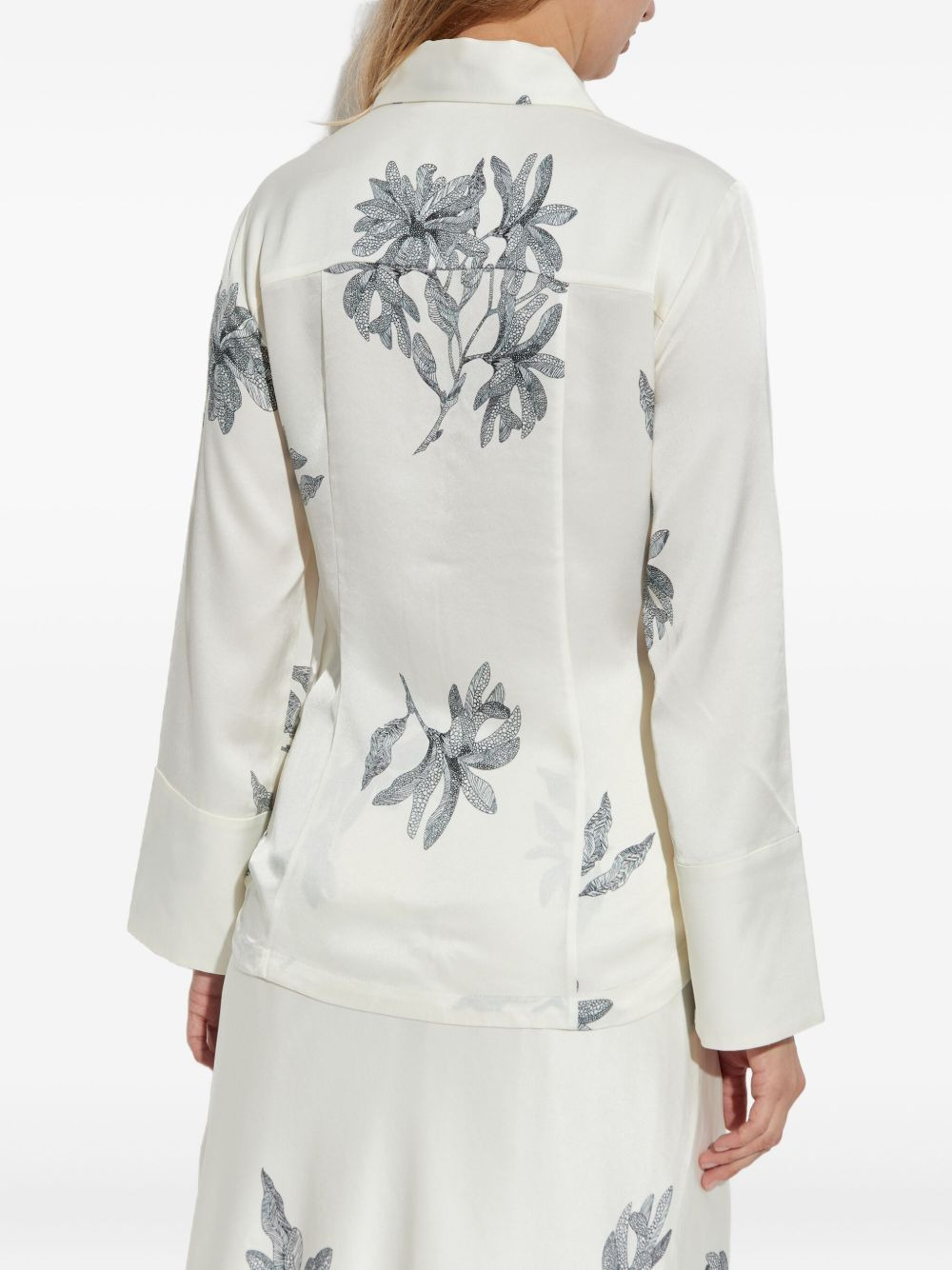 floral-print long-sleeve shirt - 4