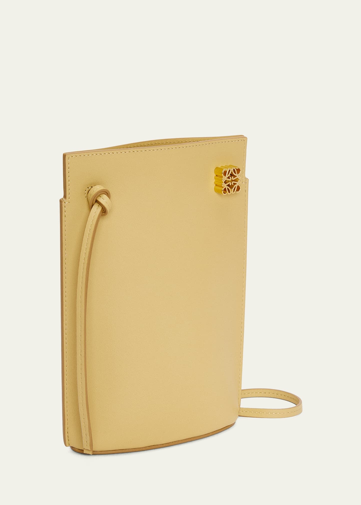 Dice Pocket Leather Shoulder Bag in Grey - Loewe