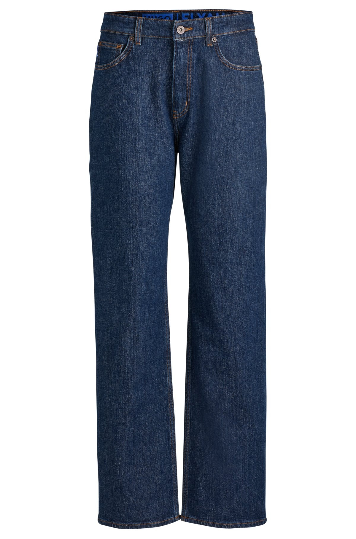BLUE SALT-AND-PEPPER JEANS IN COMFORT-STRETCH DENIM - 1