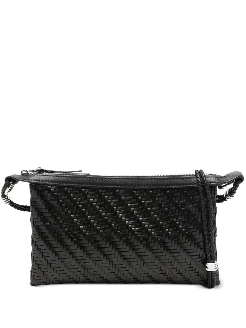 braided crossbody bag - 1
