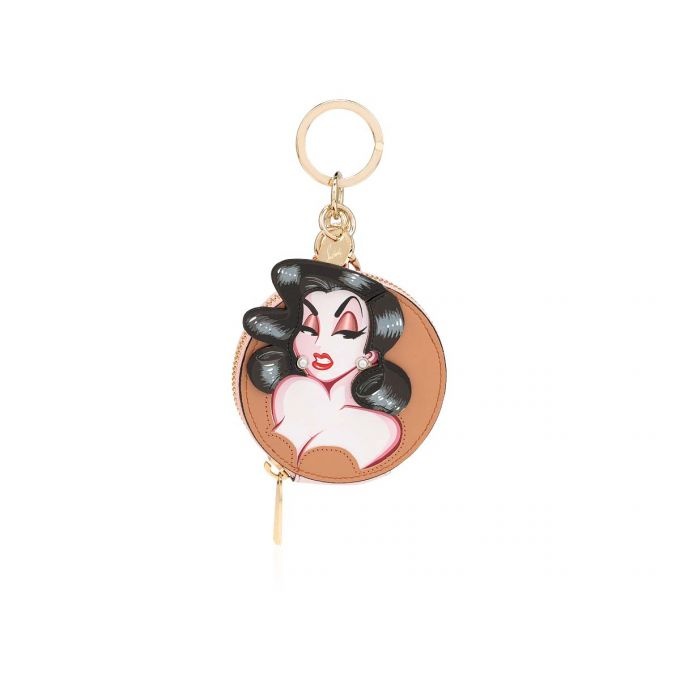 Pinup Purse Keyring MULTI/POUPEE/GOLD - 1