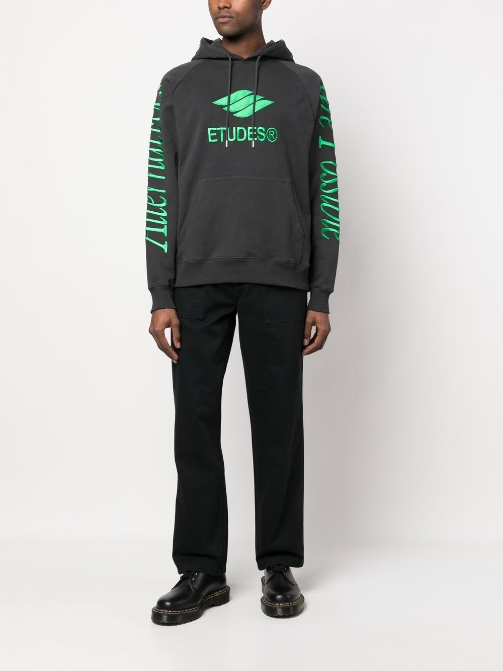 Racing Eco logo-embroidered hoodie - 2