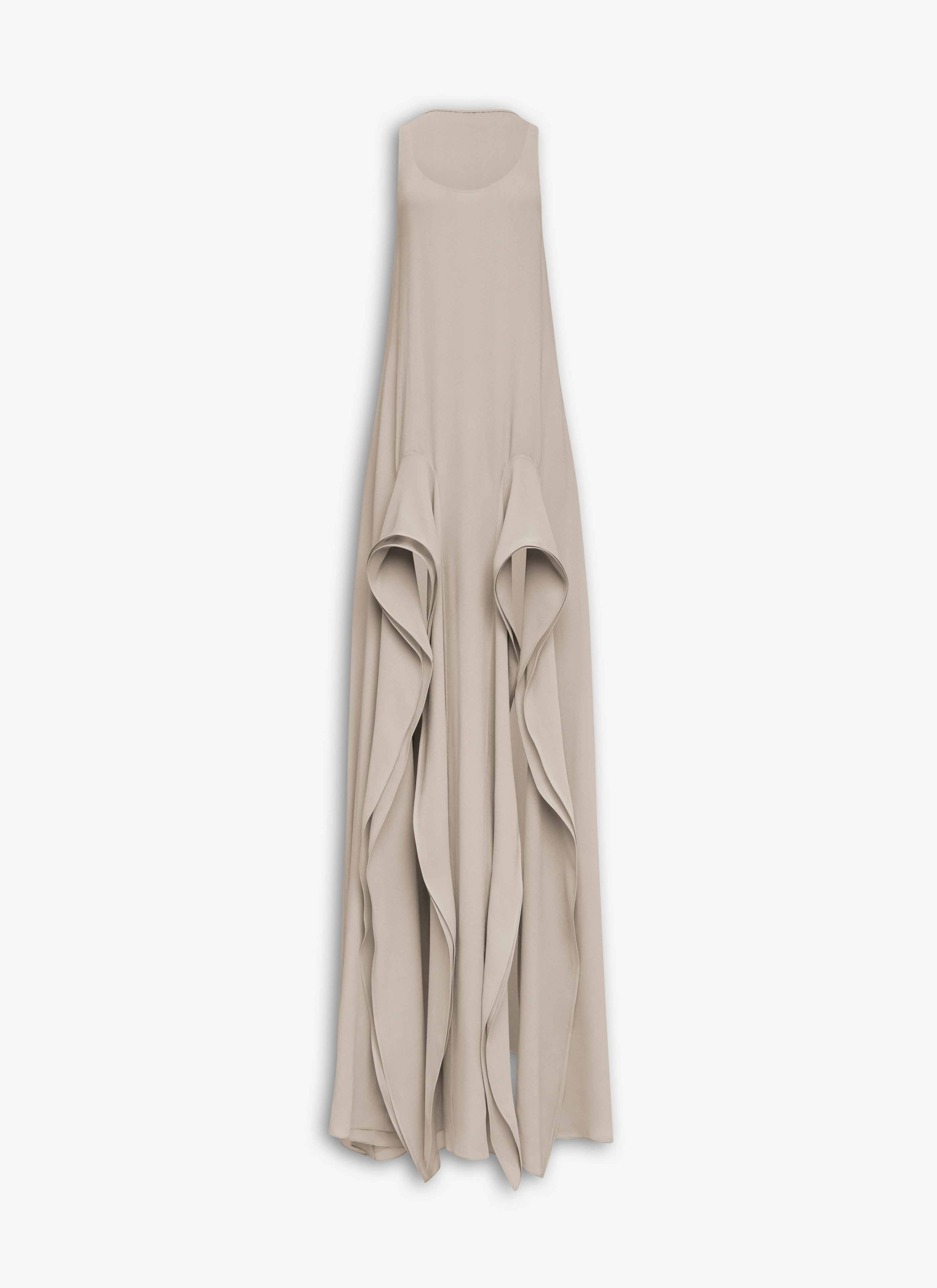 GEORGETTE RUFFLE DRESS - 1