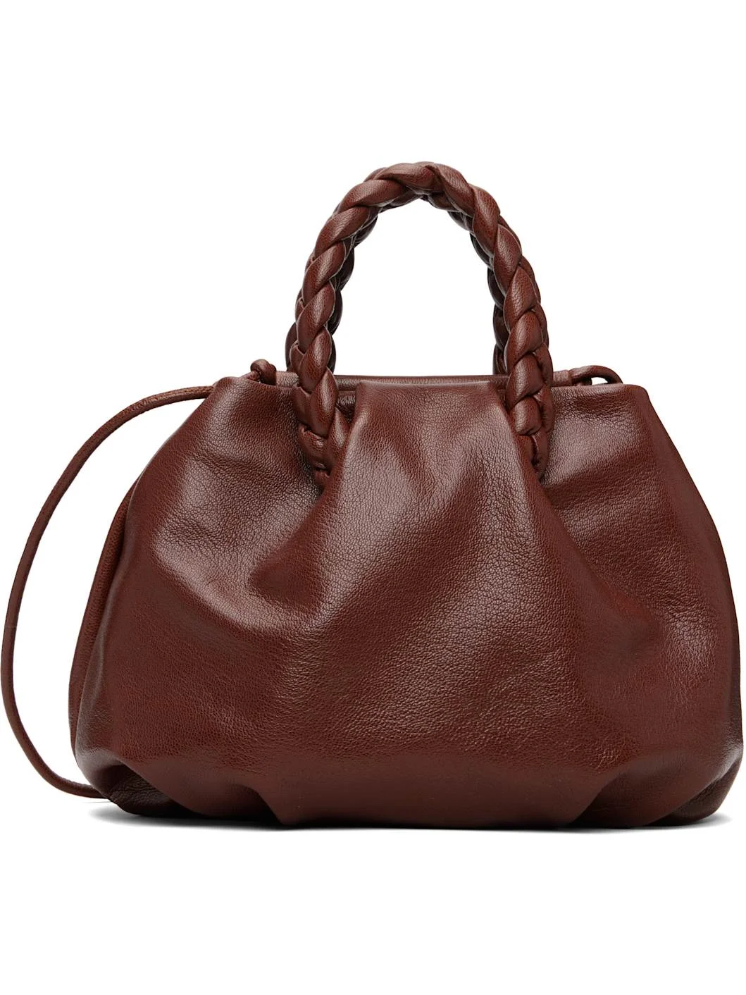 Brown Bombon M Supple Shiny Bag - 1