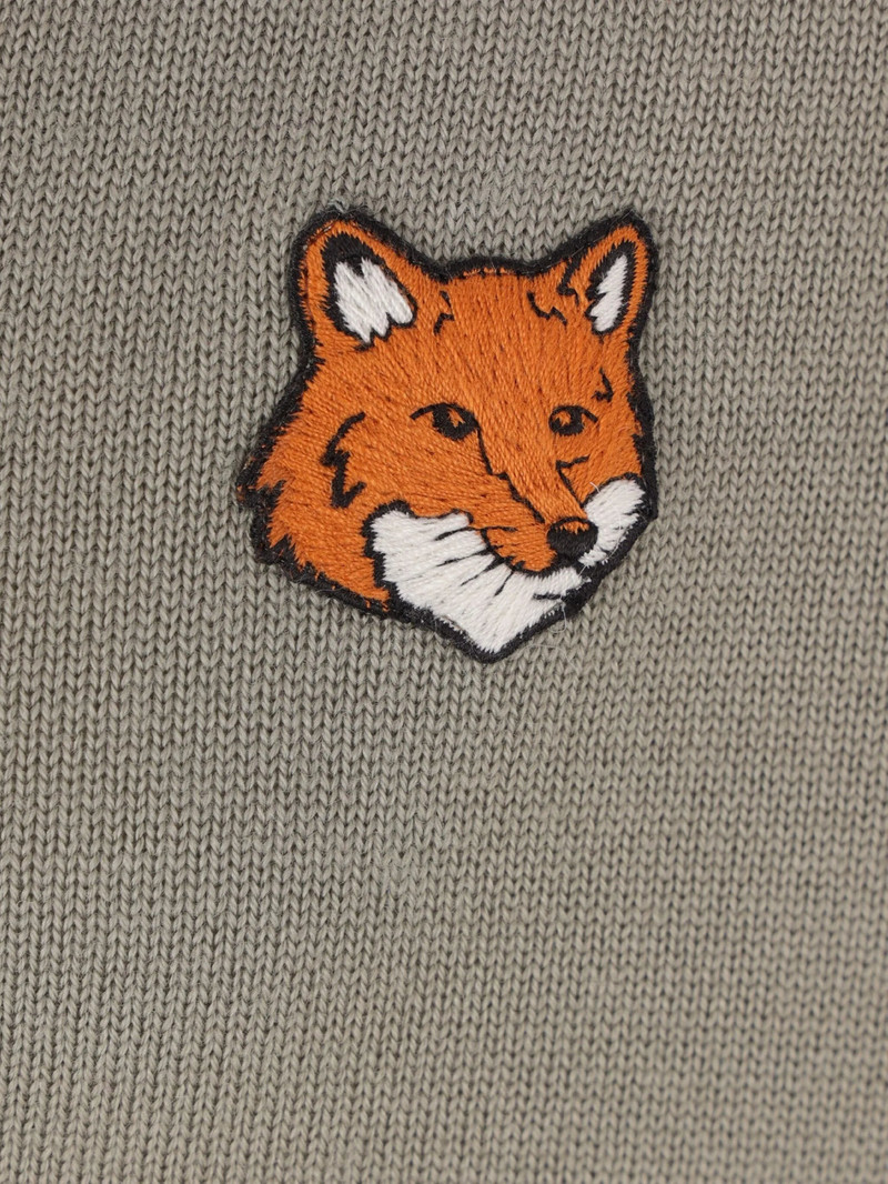 Maison Kitsuné Maison Kitsuné Fox-head Cardigan outlook