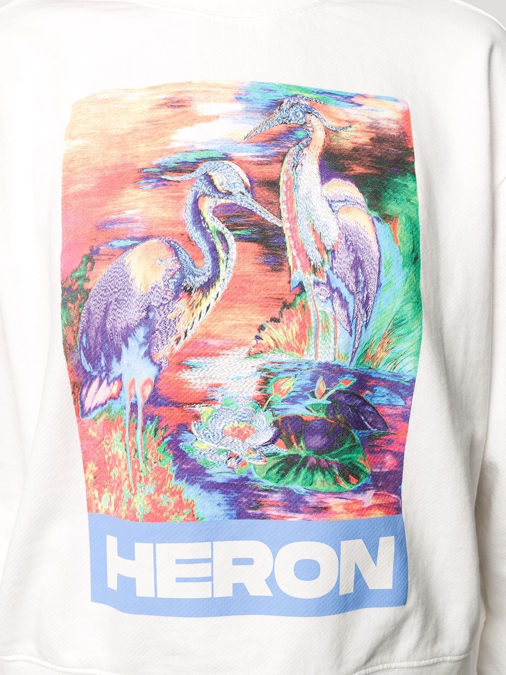 heron print sweatshirt - 5