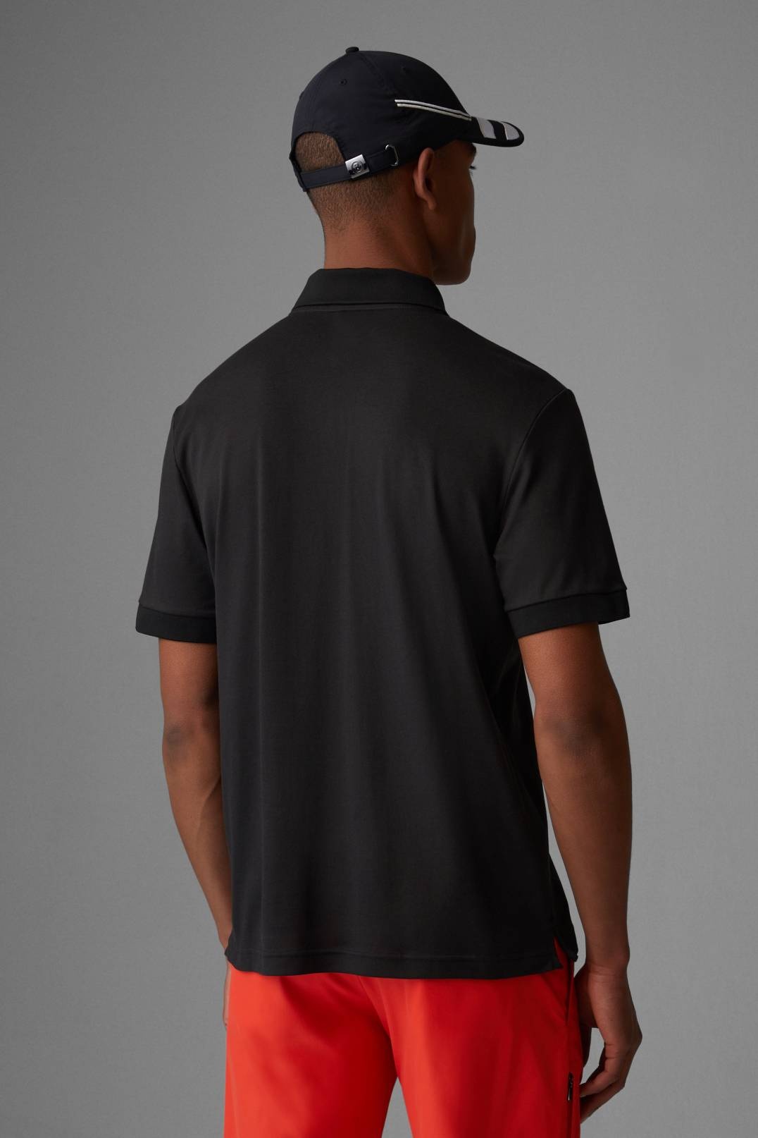 NORAN FUNCTIONAL POLO SHIRT IN BLACK - 3